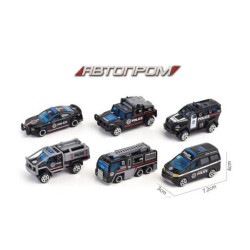 Машина металлическая "АВТОПРОМ", планшет 20,5*10,5*4,5см