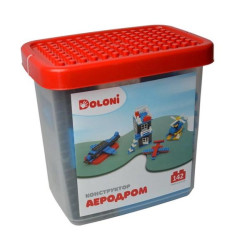 Конструктор "Автодром" 142 деталей, в пластик. бокси 28*27*17см, ТМ Долони, Украина