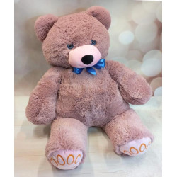 Мягкая игрушка медведь "Проха" пепел розы, 110см, ТМ Dreamtoys