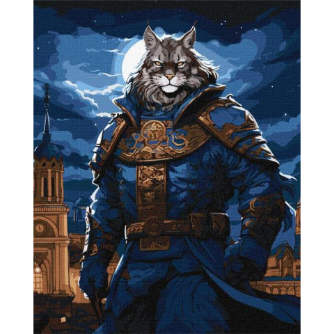 Картина по номерам Животные. Пристальный взгляд, 40х50см, термопакет, Идейка (KHO6573)