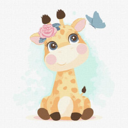 Картина за номерами Тварини. Перше знайомство, 30х30см, термопакет, Идейка (KHO6091)