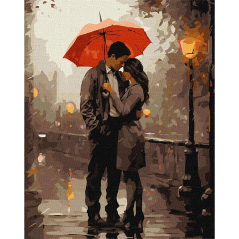 Картина за номерами Любов. Гармонія закоханих, 40х50см, термопакет, Идейка (KHO8371)