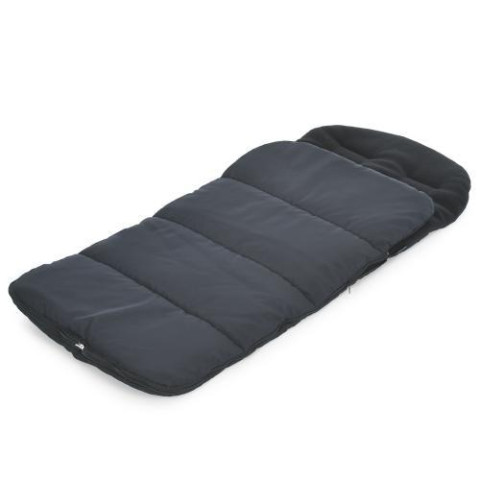 Конверт в коляску Footmuff Basic Black дитячий, 96х43см, застібки-блискавки, отвори для ременів, водонепроникний поліестер/фліс, наповнювач-поліестер, чорний, в сумці, 42*37*14см