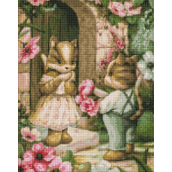 Алмазная мозаика "Букет для любимой" 40х50см, в термопакете, ТМ Идейка, Украина