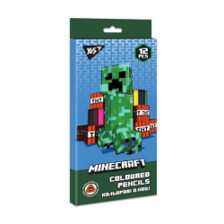 Карандаши цветные YES 12 цветов "Minecraft"