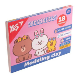 Пластилин YES, 18 цветов, 360г 