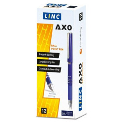 Ручка кулька/олія "AXO" чорна 0,7 мм LINC, ЦІНА ЗА УП. 12Ш