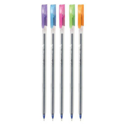 Ручка кулька/олія LAZOR Ink Tank-Jumbo синя 0,6 мм "LINC", ЦІНА ЗА УП. 50ШТ