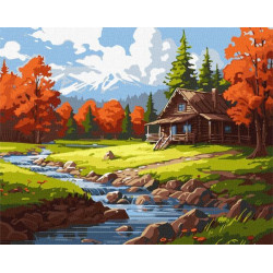 Картина по номерам Пейзаж. Место вдохновения, 40х50см, термопакет, Идейка (KHO6337)