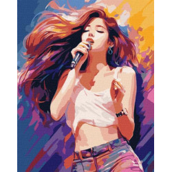 Картина по номерам Люди. Волшебный голос, 40х50см, термопакет, Идейка (KHO8377)