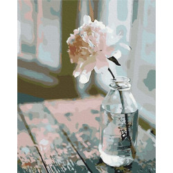 Картина за номерами Натюрморти. Витончений півонія, 40х50см, термопакет, Brushme (BS28245)