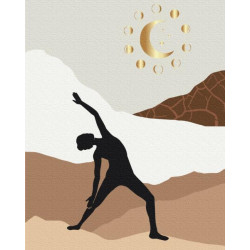 Картина за номерами Люди. Мистецтво гармонії №2, 40х50см, термопакет, Brushme (BS53676)