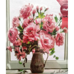 Алмазная мозаика "Аромат букета" 40х40см, в термопакете, ТМ Идейка, Украина