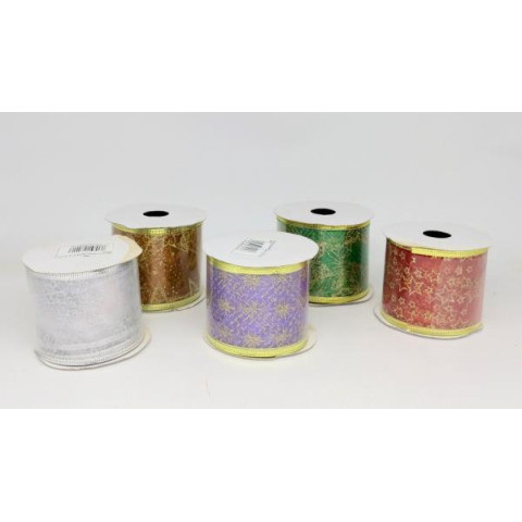 Декоративная лента 2.7м*6.3см, ЦЕНА ЗА 1ШТ (20уп)