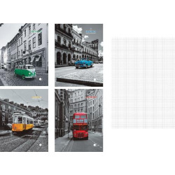 Книга ділова standart А4 96 листів клітинка City note, 29*21см