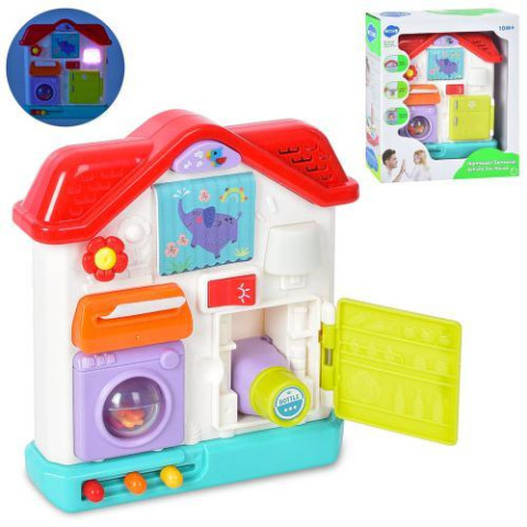 Игра домик 19см, звук, музыка, свет, на бат., в кор. 23,5*6,5*6,5см