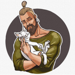 Картина по номерам Люди. Объятия, 30х30см, термопакет, Идейка (KHO8354)