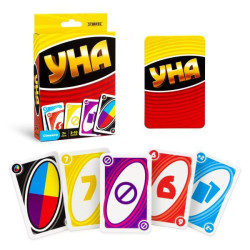 Настольная игра УНА classic карточная на украинском языке, в кор. 14*9*2см, ТМ Стратег, Украина