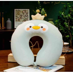 Подушка подголовник Пингвин, из пены с эффектом памяти, съемный чехол, 28*30см, ТМ Dreamtoys