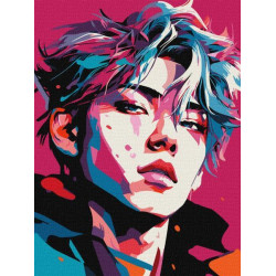 Картина по номерам Люди. Яркий стиль, 30х40см, термопакет, Идейка (KHO8382)