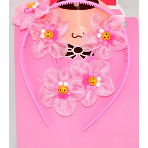 Дитячий набір Ромашка рожева, на планш. 20*14см