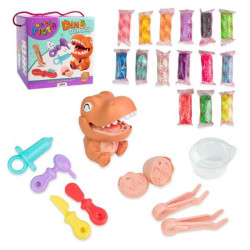 Набор для творчества Мистер тесто Dino Dentist на украинском языке, в кор. 15*15*15см, ТМ Стратег, Украина