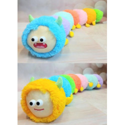 Мягкая игрушка подушка-обнимашка "Гусеничка" батон 95см, разноцветная, ТМ Dreamtoys