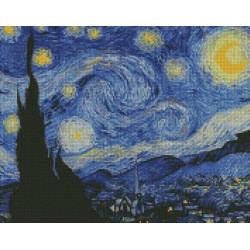 Алмазная мозаика "Винсент Ван Гог" 40х50см, термопакет, ТМ Идейка, Украина