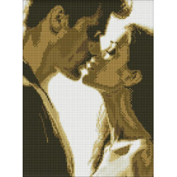 Алмазная мозаика "Утренний поцелуй" 30х40см, термопакет, ТМ Идейка, Украина