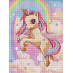 Алмазная мозаика 8+ "Волшебный полет" с АВ стразами 30х40см, термопакет, ТМ Идейка, Украина