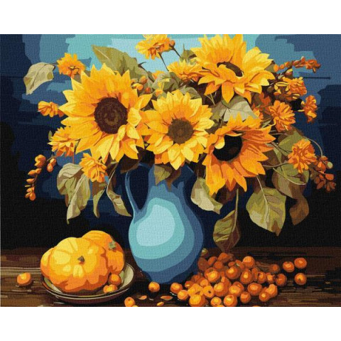 Картина за номерами Натюрморти. Сонячна гармонія, 40х50см, в термопакеті, Идейка (KHO3264)