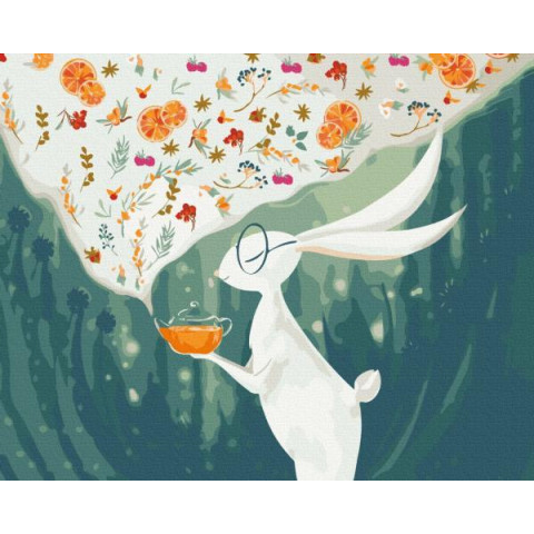 Картина за номерами Тварини. Польова чайна церемонія artdi.ua, 40х50см, в термопакеті, Brushme (BS53718)