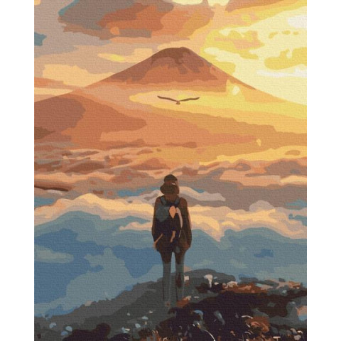 Картина по номерам Люди. Райский пейзаж, 40х50см, в термопакете, Brushme (BS43544)