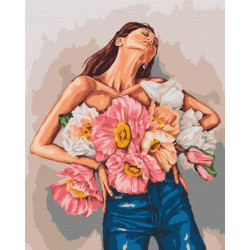 Картина за номерами Люди. Витончена весна Mykhailyshyna Daria, 40х50см, в термопакеті, Brushme (BS53569)