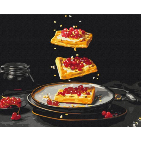 Картина за номерами Натюрморти. Сніданок у деталях Halyna Vitiuk, 40х50см, в термопакеті, Brushme (BS53814)