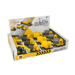 Машина "Kid cars", бокс строительный 12 шт, ТМ Wader