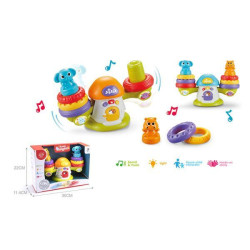 Весы музыкальные, развивающие, звук, свет, в кор. 22*30*11,4см