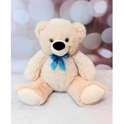 Мягкая игрушка медведь "Тимко" светло-бежевый, 60см, ТМ Dreamtoys