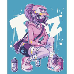 Картина по номерам Супергерои. Style girl, 40х50см, в термопакете, ART Craft (10218-AC)