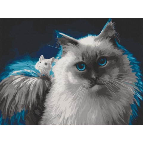 Картина по номерам Животные. Интересная дружба, 40х50см, в термопакете, ART Craft (11630-AC)