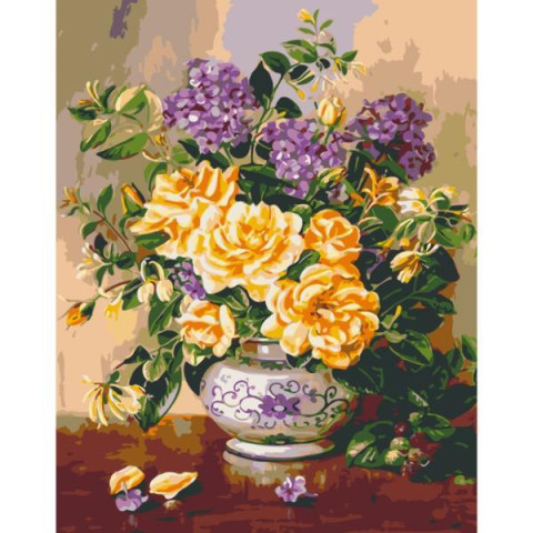 Картина по номерам Натюрморты. Летний букет, 40х50см, в термопакете, ART Craft (13023-AC)