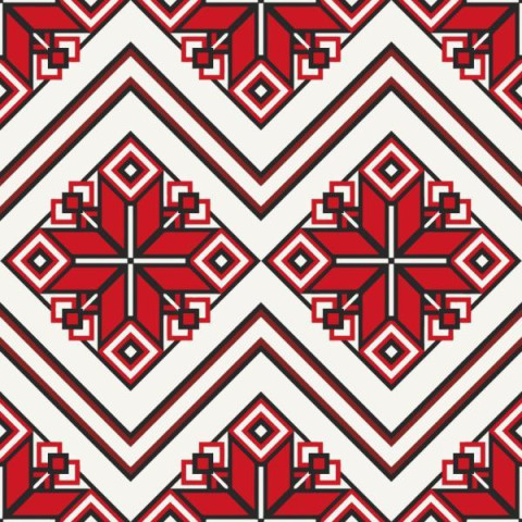 Картина по номерам Патриотическая. Традиционный орнамент, 30х30см, в термопакете, ART Craft (13041-AC)