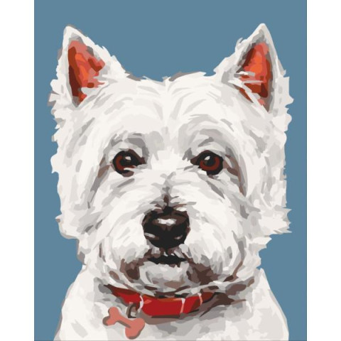 Картина за номерами Тварини. Справжній друг, 30х40см, в термопакеті, ART Craft (11519-AC)