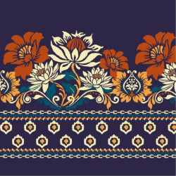 Картина по номерам Патриотическая. Флористический орнамент, 30х30см, в термопакете, ART Craft (13042-AC)