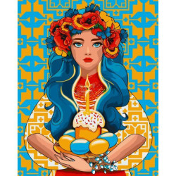 Картина за номерами Люди. Великдень, 40х50см, в термопакеті, ART Craft (10063-AC)