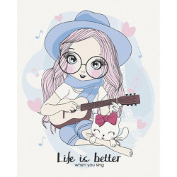 Картина по номерам Детские сюжеты. Жизнь прекрасна, 30х40см, в термопакете, ART Craft (10390-AC)