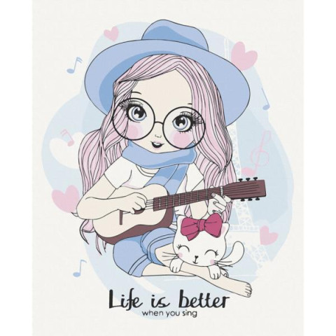 Картина за номерами Дитячі сюжети. Життя прекрасне, 30х40см, в термопакеті, ART Craft (10390-AC)