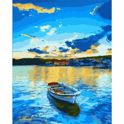 Картина за номерами Пейзаж. Затишний світанок, 40х50см, в термопакеті, ART Craft (10505-AC)