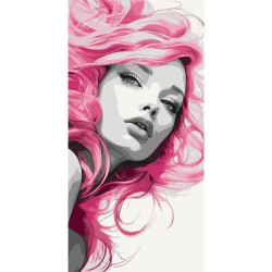Картина за номерами Люди. Контрастний образ, 40х80см, в термопакеті, ART Craft (10059-AC)