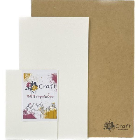 ДВП грунтоване, 25х40см, в термопакеті, ART Craft (16034)